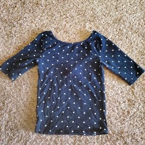 Polka dot crop top